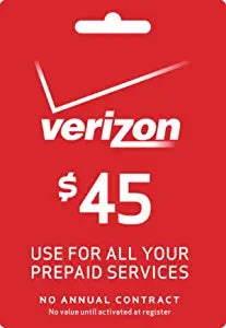 VERIZON $45.00 PLAN 15GB