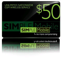 Simple Mobile $50 Monthly refill