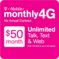 T-Mobile $50 Monthly refill